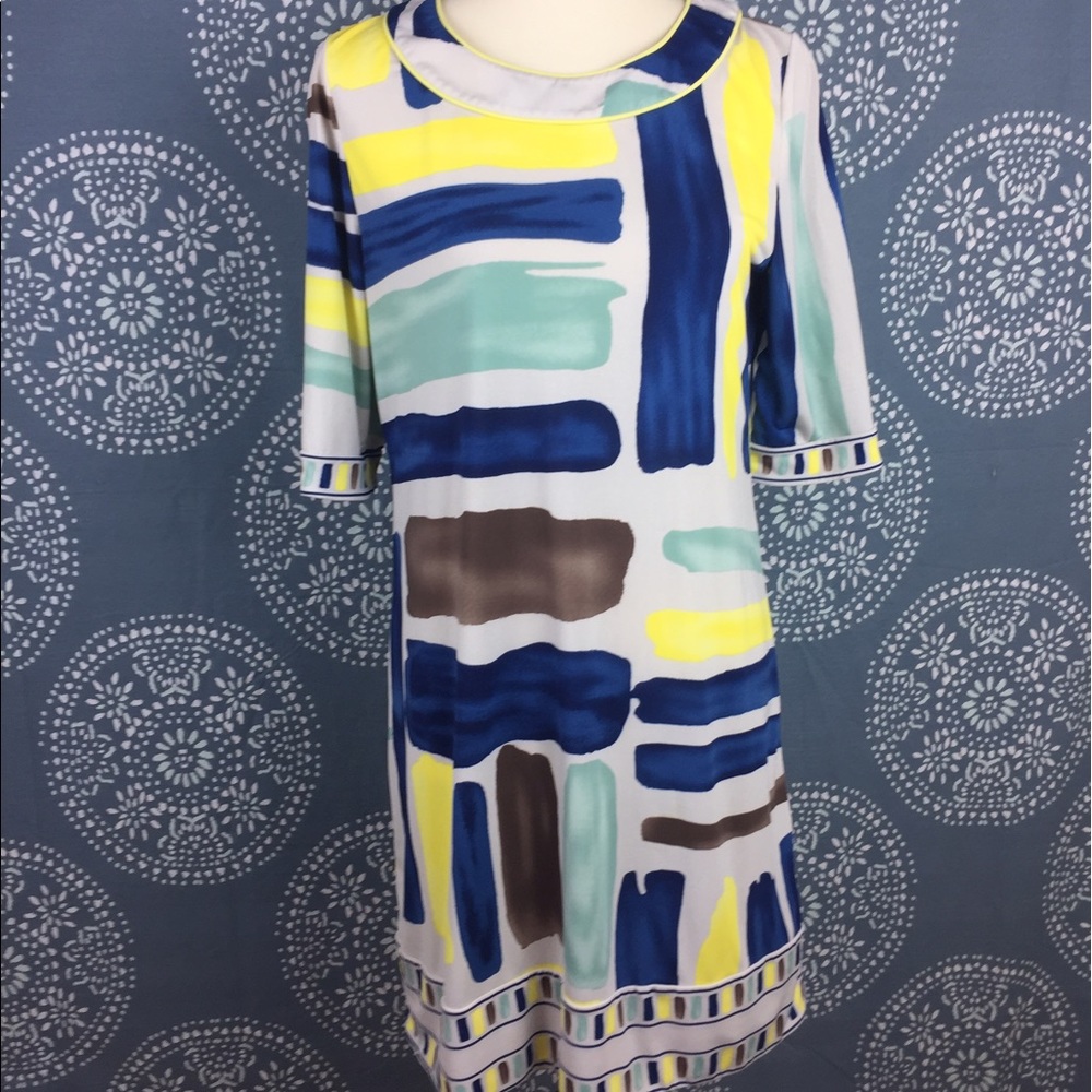 BCBGMaxAzria Colorful Shift Dress